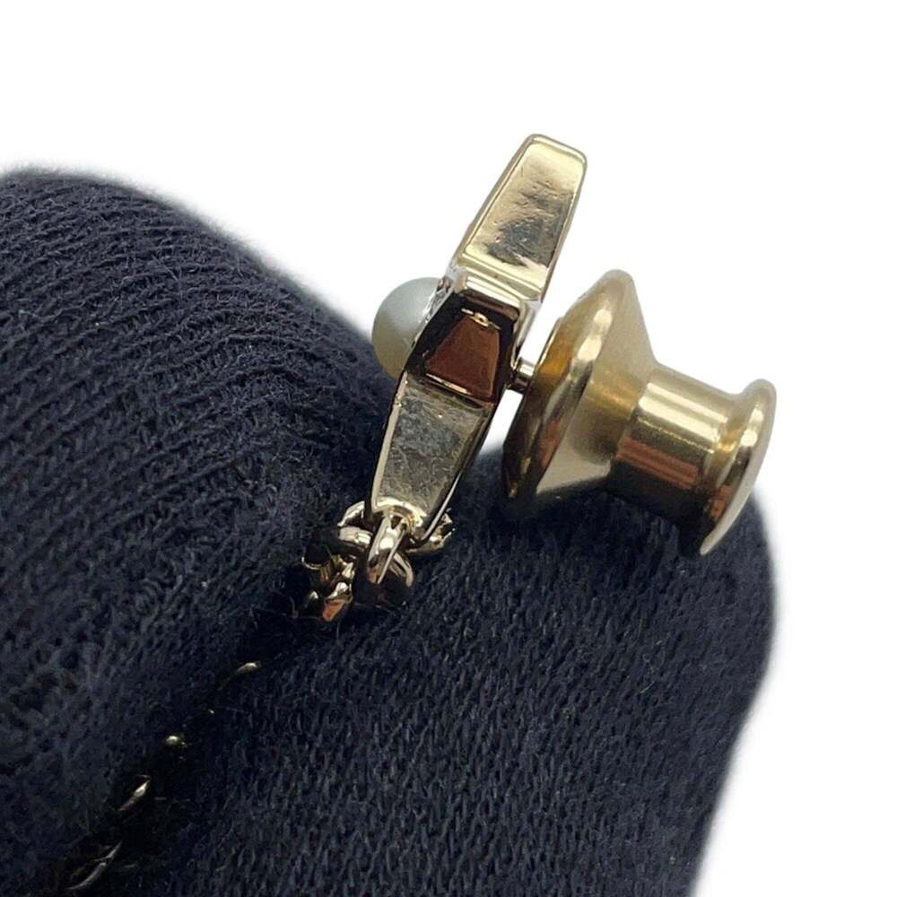 CHANEL Pearl Logo Brooch - Picture 6 of 10